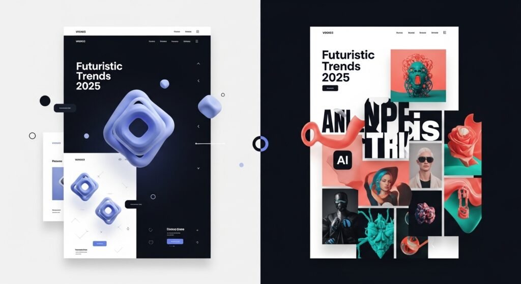 tendencias em alta no web design para 2025