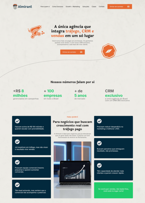 Landing Page – Almirant